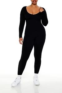 Plus Size Seamless Jumpsuit