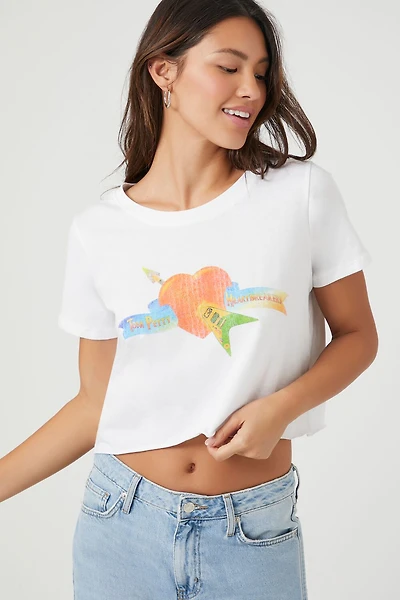 Prince Peter Tom Petty Cropped Tee