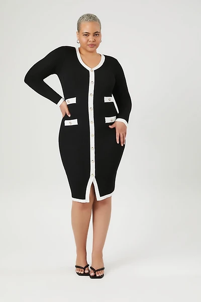 Plus Size Bodycon Midi Dress