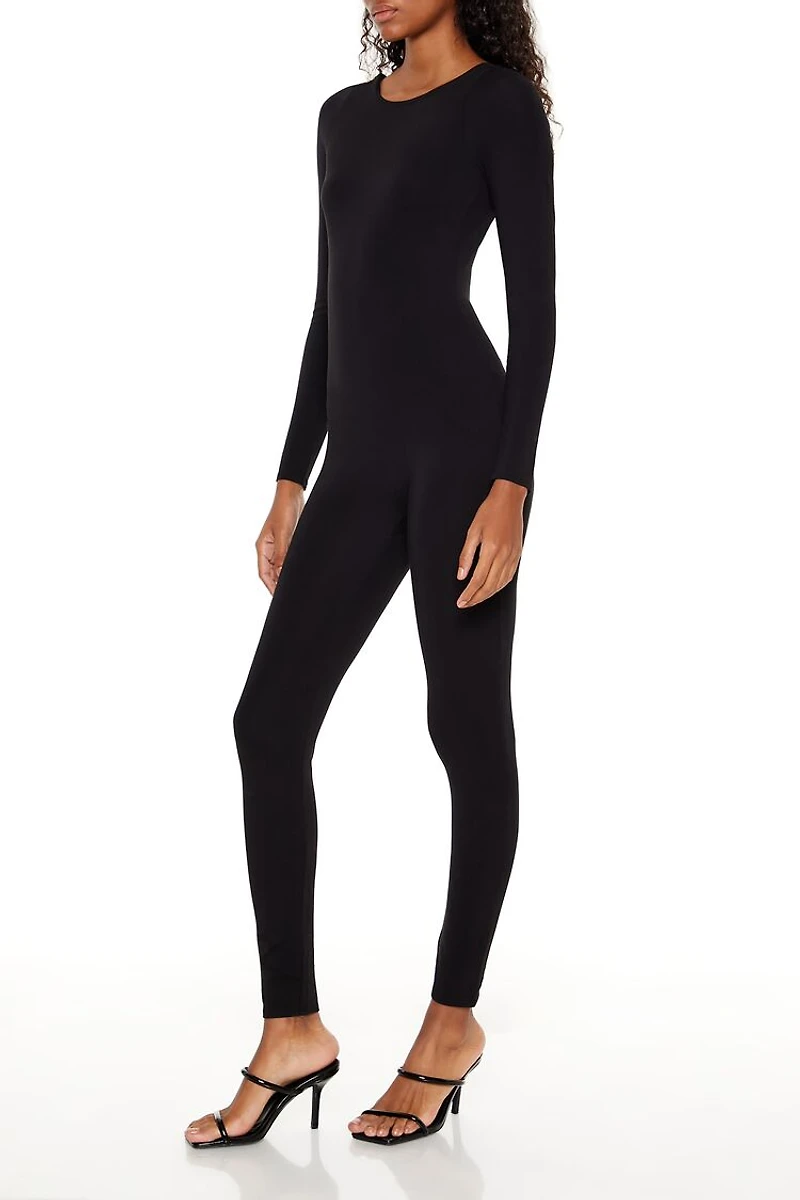 Fitted Open-Back Jumpsuit