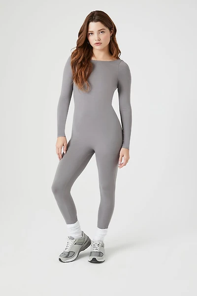 Fitted Open-Back Jumpsuit