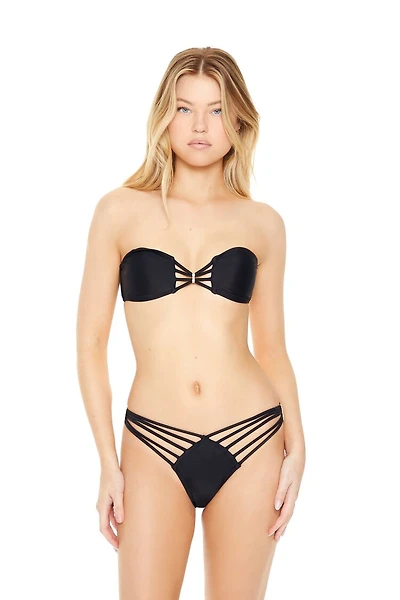 Strappy Bandeau Bikini Top