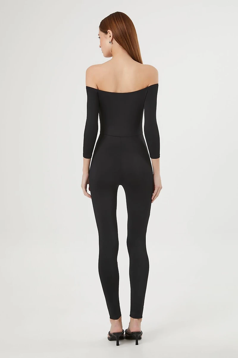 Contour Off-the-Shoulder Jumpsuit