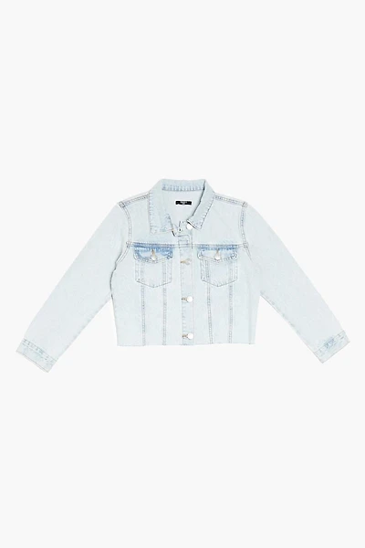 Girls Denim Trucker Jacket (Kids)