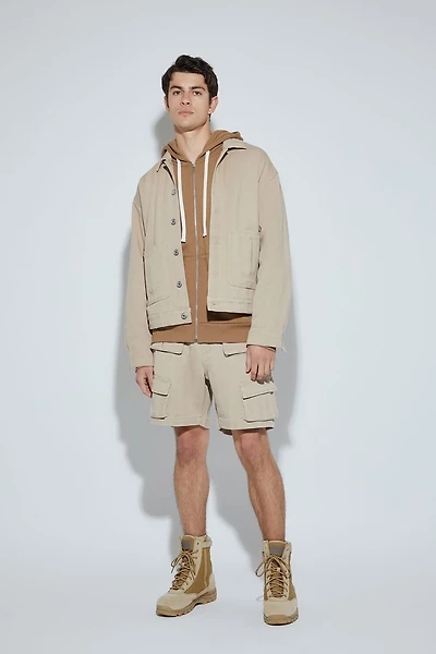 Textured Trucker Jacket