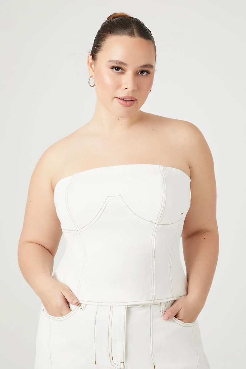 Plus Size Bustier Tube Top