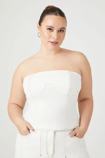 Plus Size Bustier Tube Top