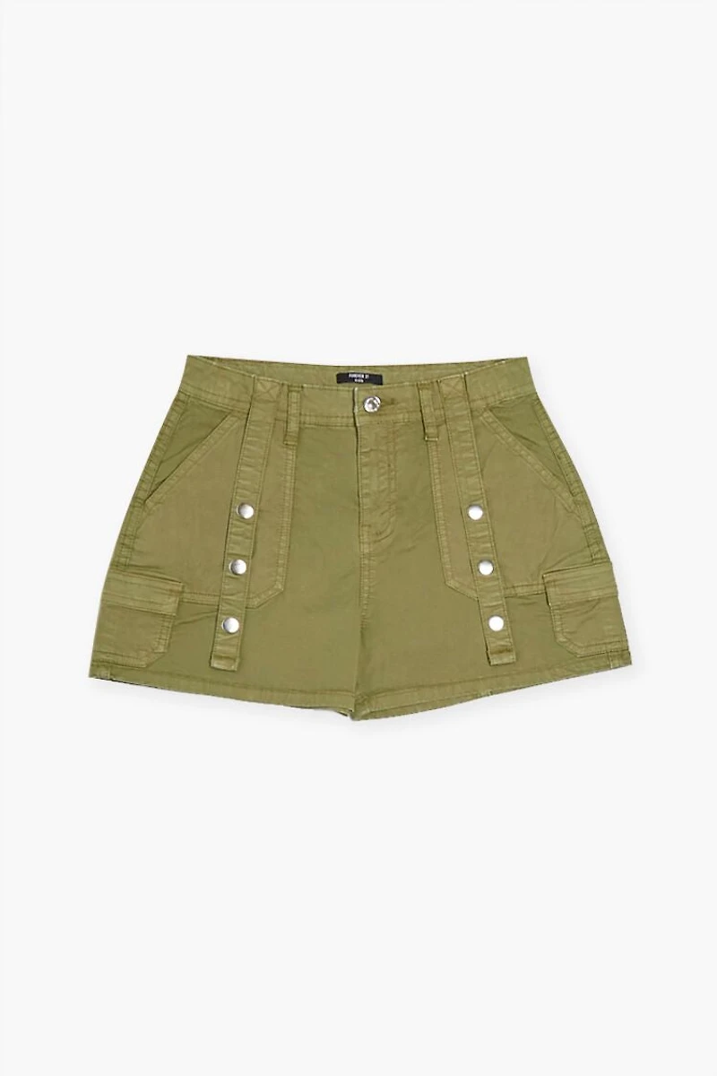 Girls Utility Cargo Shorts (Kids)