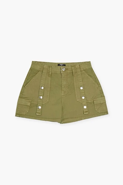Girls Utility Cargo Shorts (Kids)