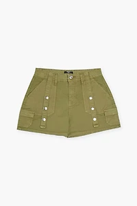 Girls Utility Cargo Shorts (Kids)