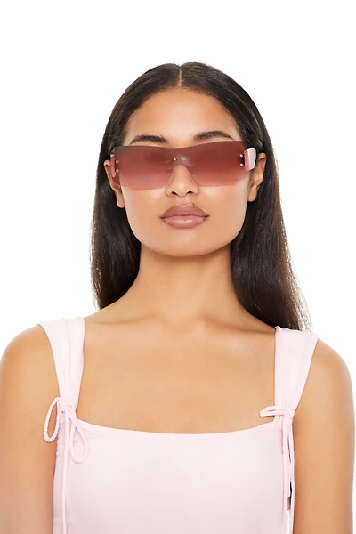 Tinted Shield Sunglasses