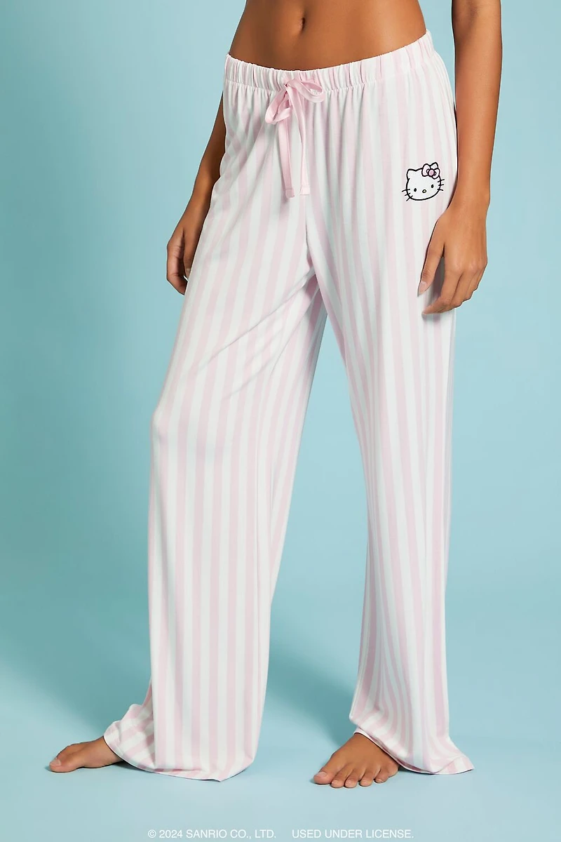 Striped Hello Kitty Pajama Pants