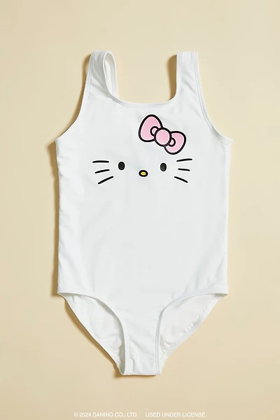 Girls Hello Kitty One-Piece Swimsuit (Kids)