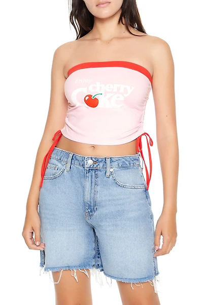Cherry Coke Graphic Tube Top
