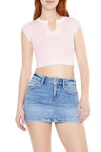 Ribbed Seamless Crop Top