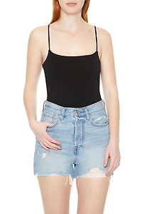 Ribbed Knit Cami Bodysuit