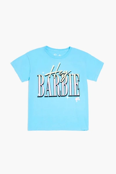 Girls Hey Barbie Graphic Tee (Kids)