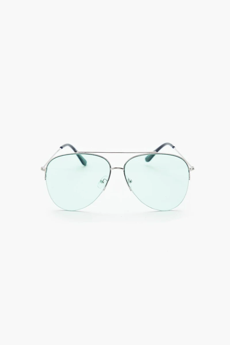 Metal Aviator Sunglasses