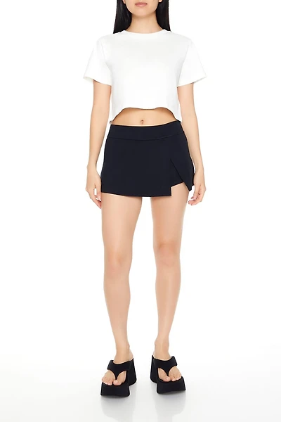 Tulip-Hem Mini Skirt