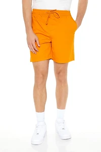 Twill Drawstring Shorts
