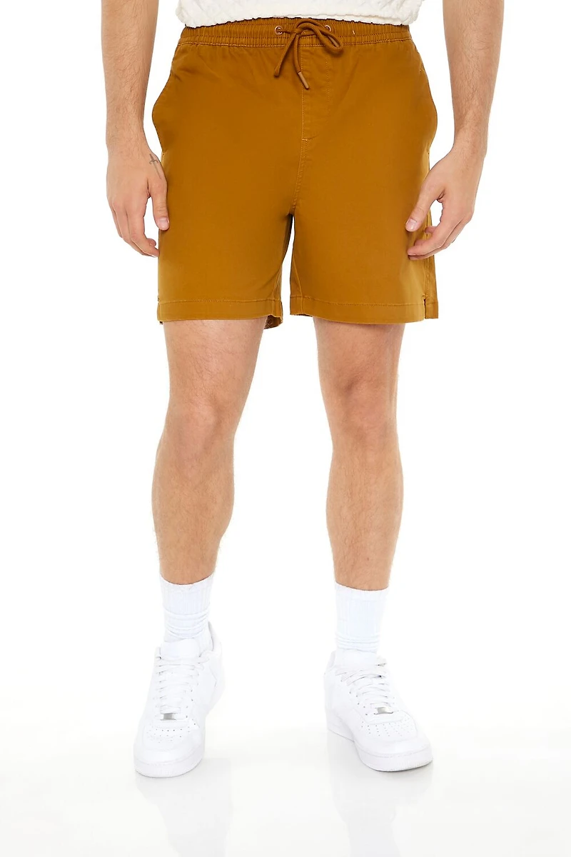 Twill Drawstring Shorts