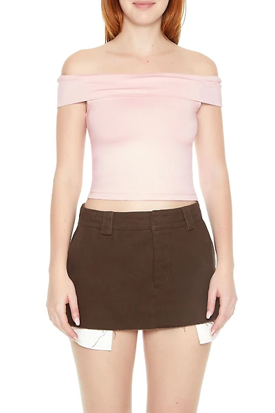 Off-the-Shoulder Fitted Top