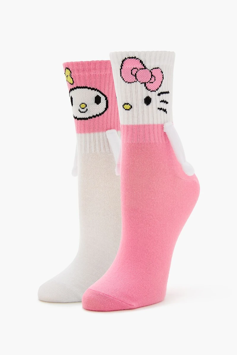Hello Kitty & My Melody Crew Socks