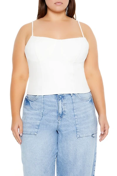 Plus Size Bustier Cami