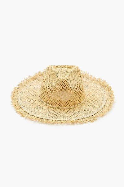 Frayed Straw Fedora