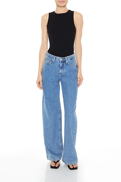 Ribbed Thong Bodysuit