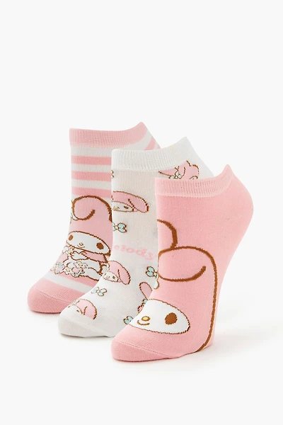 My Melody Ankle Socks Set - 3 pack