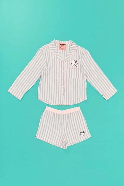 Girls Hello Kitty Pajama Shirt & Shorts Set (Kids)