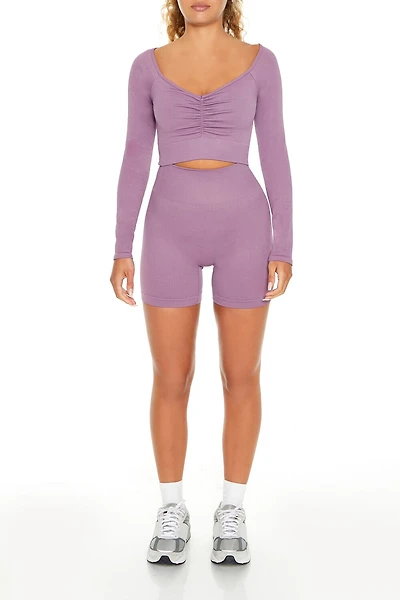 Active Uplift Scrunch Seamless Biker Shorts