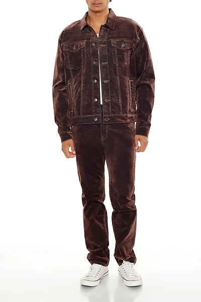 Textured Trucker Jacket