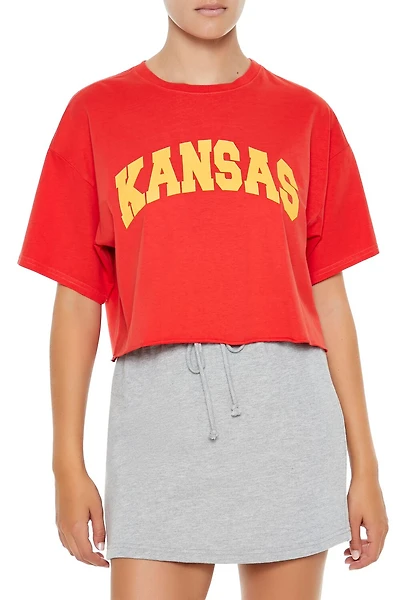 Kansas Graphic Cropped Tee