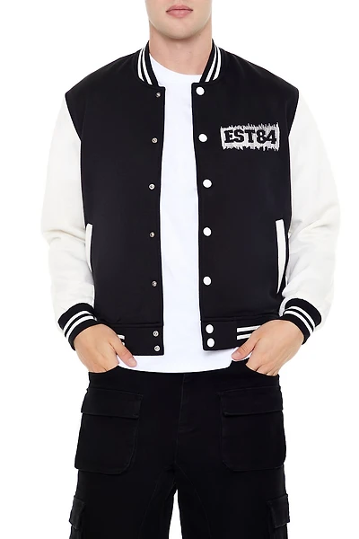 Embroidered EST84 Bomber Jacket