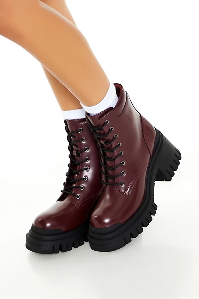 Lug-Sole Combat Boots