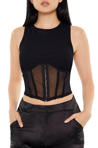 Corset Racerback Tank Top