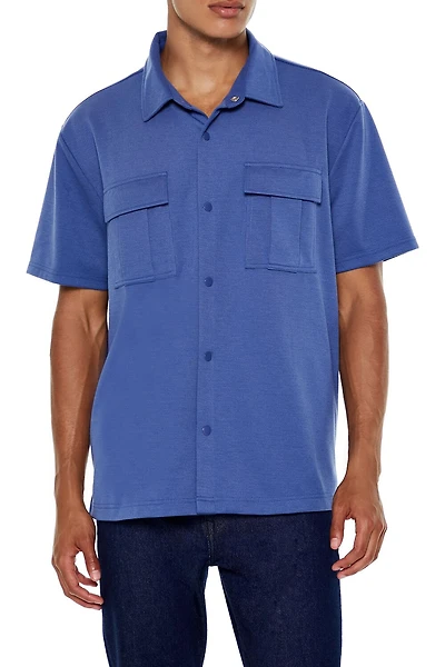 Two-Pocket Button-Front Shirt