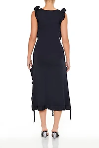 Sleeveless Ruffle Top & Skirt Set