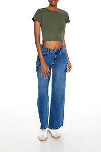 Lettuce-Edge Baby Tee