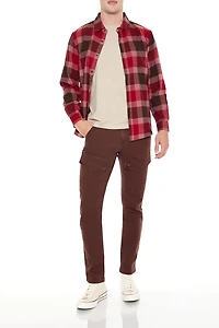 Mid-Rise Skinny Cargo Jeans