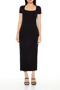 Ribbed T-Shirt Maxi Dress