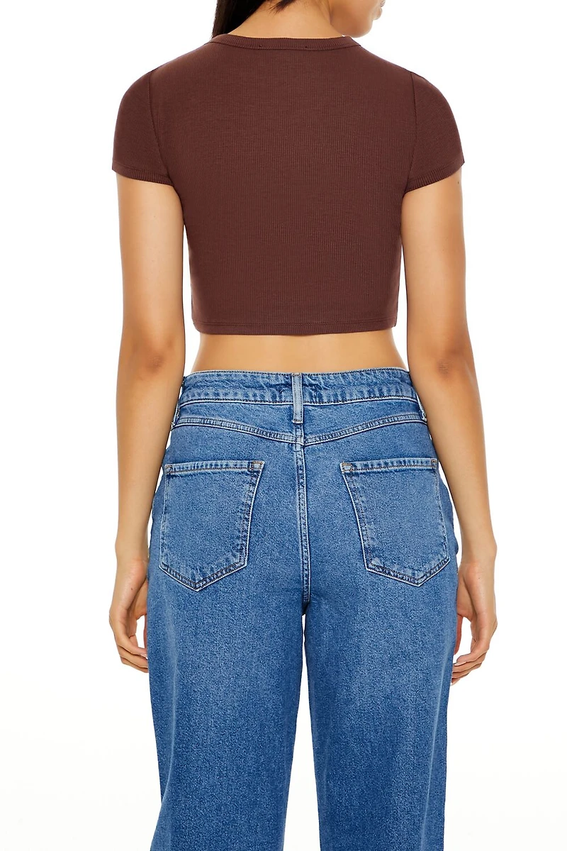 Cropped Crew Tee