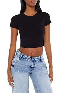 Cropped Crew Tee