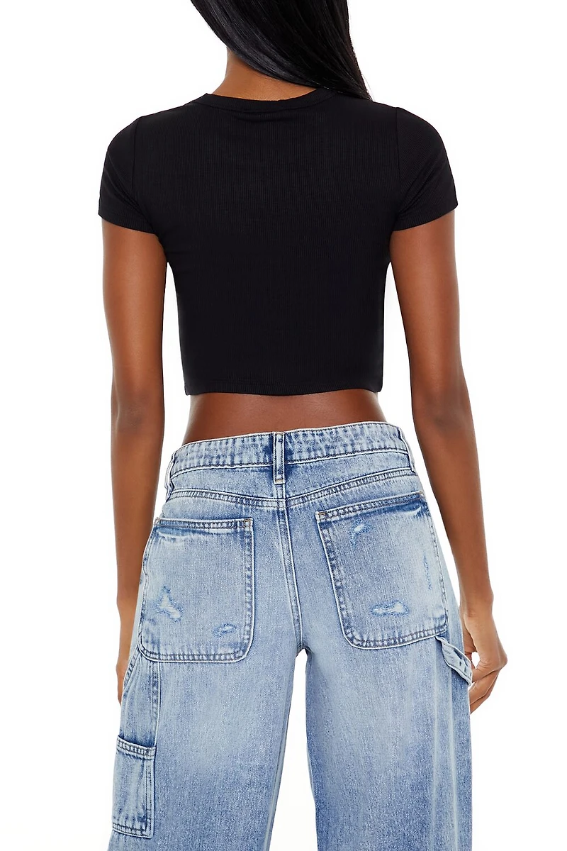 Cropped Crew Tee