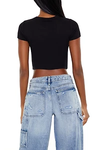 Cropped Crew Tee