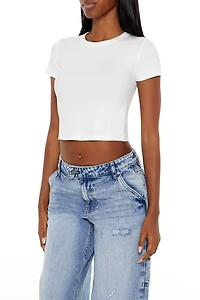 Cropped Crew Tee