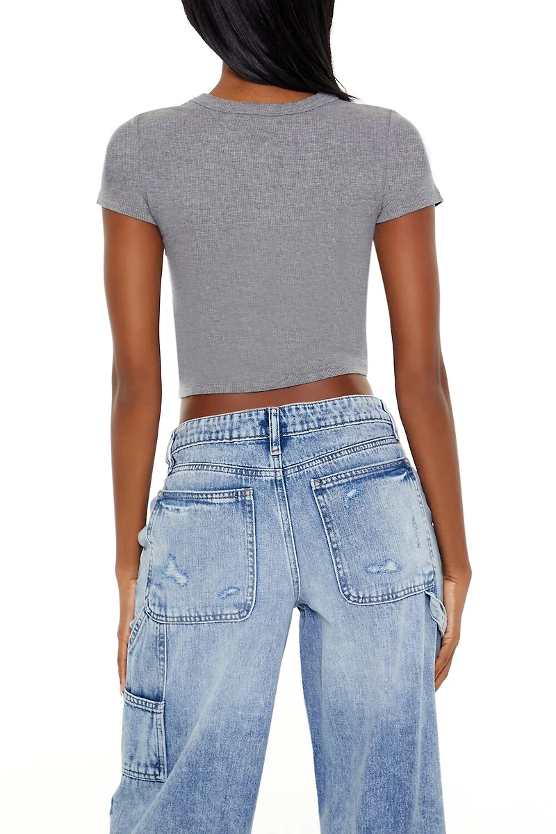 Cropped Crew Tee