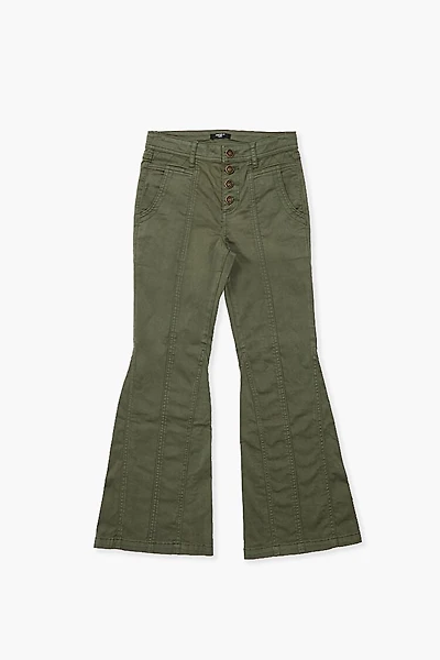 Girls High-Rise Flare Pants (Kids)
